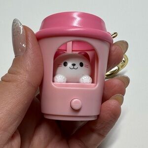 Cat keychain or purse charm.  NWOT.